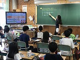 担任の先生が授業をまとめます