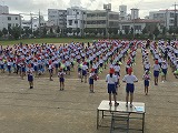 体育着に着替え、準備はばっちり☆