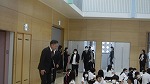 ４月７日　新任式・始業式の様子です