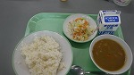 ４月１７日　１年生給食開始