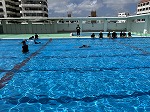 ６月９日　プール開きの様子です。