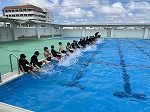 ６月９日　プール開きの様子です。