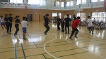 ６月３０日　ミラクリ大縄８の字跳び大会の様子です。