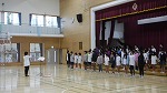12月１日　音楽発表会リハーサルの様子です。