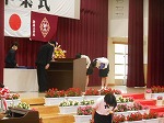 卒業証書授与の様子です。