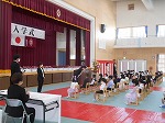 １年関係職員紹介の様子です。