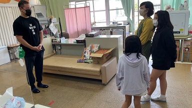 自らお礼を伝えに子どもたちがやってきました