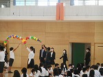 新任式・始業式の様子です。